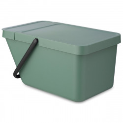 Cos depozitare sau reciclare Brabantia Sort&Go 1006309, 20 L, 22,5x45x28 cm, Stivuibil, Plastic, Verde închis