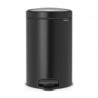 Brabantia NewIcon 649029 Pedal Bin, 12 L, Soft-Close, Non-Slip Base, Black