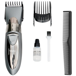 Oliver Voltz OV51810C Hair Clipper, 3W, Cordless, Titanium Blades, Gray
