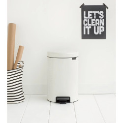 Кош за смет с педал Brabantia NewIcon 12L, White