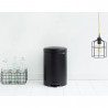 Brabantia NewIcon 649044 Pedal Bin, 20 L, Soft-Close, Non-Slip Base, Black
