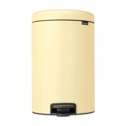Cos cu pedala Brabantia NewIcon 1008848, 20 L, Inchidere lina, Baza antiderapanta, Galben