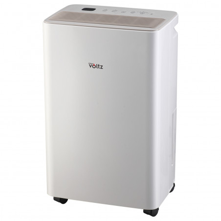 Oliver Voltz OV51763A Dehumidifier, Up to 45 m², 150 m³/h, 1.8 L, 12 L/day, LED display, Timer, Ionizer, White