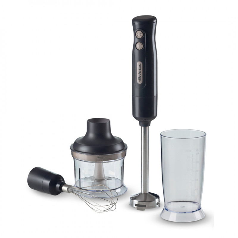 Ariete BREAKFAST 0601/10 3-in-1 Blender with Chopper, 700W, 500 ml, 2 speeds, Anti-splash function, Dark gray