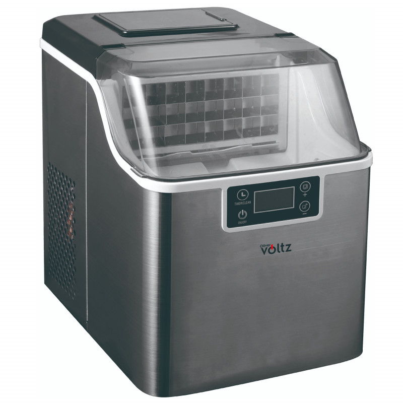 Aparat cuburi de gheata Oliver Voltz OV51447D, 170W, 22kg/24h, 3.2L, 24 cuburi patrate /ciclu de operare, Inox