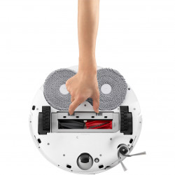 Roborock Q Revo Curv robotporszívó QRC02-00, 18500 Pa, 6400 mAh, 66W, 3D Mapping LiDar, töltőállomás, Autonómia akár 4 óra, Fehér színű