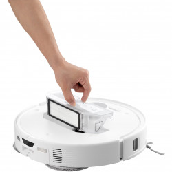 Roborock Q Revo Curv robotporszívó QRC02-00, 18500 Pa, 6400 mAh, 66W, 3D Mapping LiDar, töltőállomás, Autonómia akár 4 óra, Fehér színű