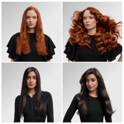 Uscator pentru par Dyson HS08 Airwrap i.d.™ T1/T2 CePa/Tz, 1300W, 13.5 l/s, Ionizare, 3 viteze, 3 temperaturi, Bluetooth, Multicolor