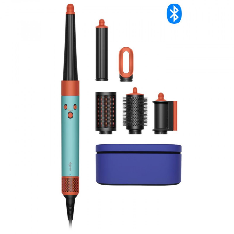 Uscator pentru par Dyson HS08 Airwrap i.d.™ T1/T2 CePa/Tz, 1300W, 13.5 l/s, Ionizare, 3 viteze, 3 temperaturi, Bluetooth, Multicolor