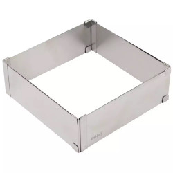 Forma de copt Kinghoff KH 1906, Reglabila 15,5-28 cm, Otel inoxidabil, Argintiu