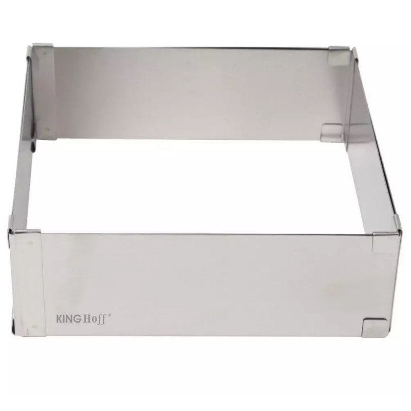 Forma de copt Kinghoff KH 1906, Reglabila 15,5-28 cm, Otel inoxidabil, Argintiu