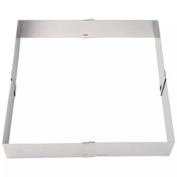 Forma de copt Kinghoff KH 1906, Reglabila 15,5-28 cm, Otel inoxidabil, Argintiu