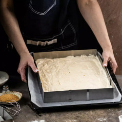 Форма за торта Kinghoff KH 1907, 27.5-52.4 см, Регулируема, Инокс