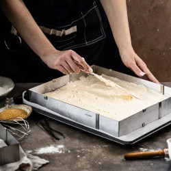 Φόρμα ψησίματος  Kinghoff KH 1907, Ρυθμιζόμενο 27,5-52,4 cm, Ανοξείδωτο, Inox