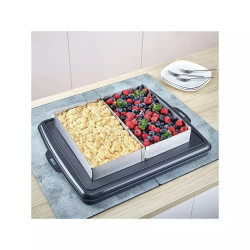 Φόρμα ψησίματος  Kinghoff KH 1907, Ρυθμιζόμενο 27,5-52,4 cm, Ανοξείδωτο, Inox