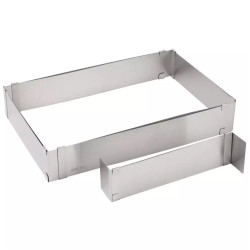 Forma de copt Kinghoff KH 1907, Reglabila 27,5-52,4 cm, Otel inoxidabil, Argintiu