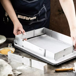 Φόρμα ψησίματος  Kinghoff KH 1907, Ρυθμιζόμενο 27,5-52,4 cm, Ανοξείδωτο, Inox