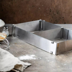 Φόρμα ψησίματος  Kinghoff KH 1907, Ρυθμιζόμενο 27,5-52,4 cm, Ανοξείδωτο, Inox