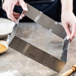 Форма за торта Kinghoff KH 1907, 27.5-52.4 см, Регулируема, Инокс