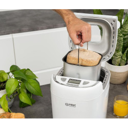 Αρτοπαρασκευαστής First Austria FA-5150-3, 550W, 13 προγράμματα, 2 μεγέθη, 3 επίπεδα ψησίματος, Λευκός