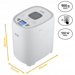 Masina de paine First Austria FA-5150-3, 550W, 13 programe, 2 dimensiuni, 3 trepte de coacere, Alb