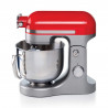 Mixer planetar Ariete MODERNA 1589/00, 3200W, 5.5 L, 11 viteze, Carcasa aluminiu, Accesorii, Roșu/Inox