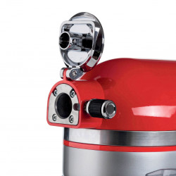 Πλανητικό μίξερ Ariete MODERNA 1589/00, 3200W, 5,5 l, 11 ταχύτητες, Στερεό σώμα από αλουμίνιο, Επιλογή για πρόσθετα εξαρτήματα, Κόκκινο/Inox