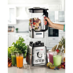 Μπλέντερ Ariete BLENDY PRO 0577, 2000W, 6 ατσάλινες λεπίδες, 2 λίτρα, 32000 στροφές ανά λεπτό, 6 ταχύτητες + παλμός, 3 προγράμματα, Inox