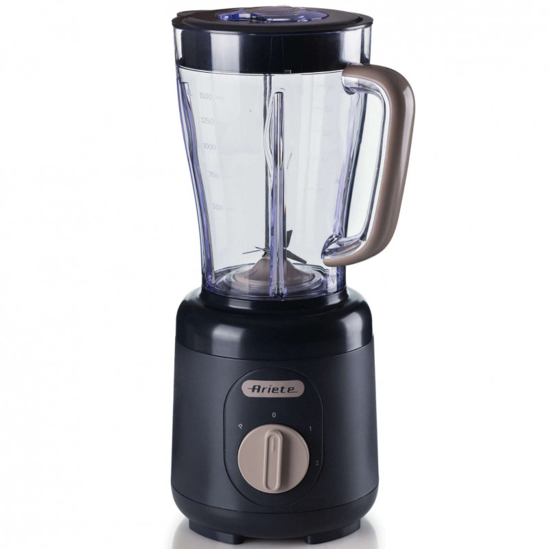Μπλέντερ Ariete BREAKFAST 0576/03, 500W, 1.5 l, 2 ταχύτητες + παλμός, 4 ατσάλινες λεπίδες, Μαύρο