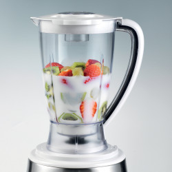 Robot de bucatarie Ariete ROBOMIX METAL 1779/00, 1500 W, 2.1 L, Viteza variabila, Pulse, Lame otel inoxidabil, Inox