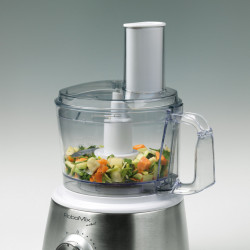 Κουζινομηχανή  Ariete ROBOMIX METAL 1779/00, 1500 W, 2,1 l, Μεταβλητή ταχύτητα, Παλμός, Ανοξείδωτες λεπίδες, Inox