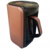 Cafetiera pentru cafea turceasca Kumtel ECM-E-220, 600W, 0.220 L, Pana la 4 cesti, Senzor de revarsare, Cupru