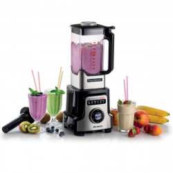Blender Ariete BLEND & HEAT PRO 0578, 2000W, 10 viteze, 32000 rpm, 6 programe, Funcție pentru inundații + supă, Inox/negrit.