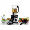 Блендер Ariete BLEND & HEAT PRO 0578, 2000W, 10 скорости, 32000 об/мин, 6 програми, Функция за затопляне+супа, Инокс/черен