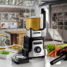 Μπλέντερ Ariete BLEND & HEAT PRO 0578, 2000W, 10 ταχύτητες, 32000 rpm, 6 προγράμματα, Λειτουργία για πλημμύρισμα + σούπα, Inox/Μαύρο.