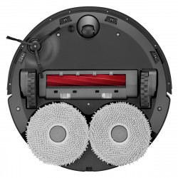 Прахосмукачка робот Roborock Q Revo S QRS02-00, 7000 Pa, 5200 mAh, 80W, 3D Картографиране, LiDar, Станция за зареждане, Автономия до 3 часа, Черен