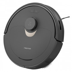 Прахосмукачка робот Roborock Q Revo S QRS02-00, 7000 Pa, 5200 mAh, 80W, 3D Картографиране, LiDar, Станция за зареждане, Автономия до 3 часа, Черен