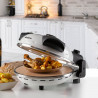 Електрическа фурна за пица Ariete "Пица за 4 минути" 0918/00, 1200W, 32 см, До 400C, 5 нива, Каменна плоча, Незалепващо покритие, Бял