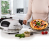 Cuptor electric pentru pizza Ariete "Pizza in 4 minute" 0918/00, 1200W, 32 cm, Pana la 400°C, 5 trepte, Placa de piatra, Acoperire antiaderenta, Alb