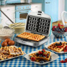 Ariete PARTY TIME 1973/01 Waffle Maker, 700W, Non-stick coating, 2 plates, Lock, Turquoise
