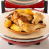 Ηλεκτρικός φούρνος πίτσας Ariete "Pizza in 4 minutes" 0909/10, 1200W, 32 cm, Μέχρι 400C, 5 επίπεδα, Πέτρινη πλάκα, Αντικολλητική επίστρωση, Κόκκινο