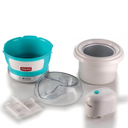 Ariete PARTY TIME 0643/01 Ice Cream Maker, 12W, 1.5 L, 30 min, Removable Bowl, Turquoise