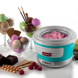 Ariete PARTY TIME 0643/01 Ice Cream Maker, 12W, 1.5 L, 30 min, Removable Bowl, Turquoise