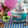 Ariete PARTY TIME 0643/01 Ice Cream Maker, 12W, 1.5 L, 30 min, Removable Bowl, Turquoise
