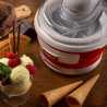 Ariete PARTY TIME 0643/00 Ice Cream Maker, 12W, 1.5 L, 30 min, Removable Bowl, Red