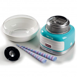 Aparat pentru vata de zahar Ariete COTTON CANDY PARTY TIME 2973/01, 450W, Distribuitor integrat, Turcoaz