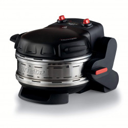 Διπλός φούρνος πίτσας Ariete PIZZERIA 0927/01, 2300W, 32 cm, 2 θερμοστάτες έως 400C, 5 επίπεδα, 2 πλάκες πέτρας, αντικολλητική επίστρωση, Μαύρο