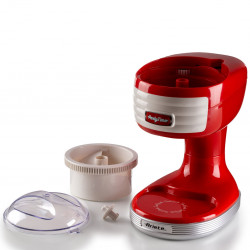 Μηχανή για γρανίτα Ariete PARTY TIME Scrubber 0076/00, 30W, Λεπίδες από ανοξείδωτο ατσάλι, Αφαιρούμενο καλάθι, Κάλυμμα ασφαλείας, Κόκκινο
