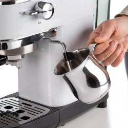 Καφετιέρα Ariete ESPRESSO SLIM MODERNA 1381/14, 1300W, 15 bar, 1.1 l, Ground και ESE, Λευκό