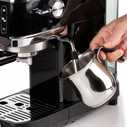 Кафемашина Ariete ESPRESSO SLIM MODERNA 1381/32, 1300W, 15 bar, 1.1 л, Мляно и ESE, Черен